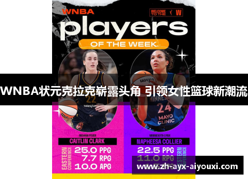 WNBA状元克拉克崭露头角 引领女性篮球新潮流